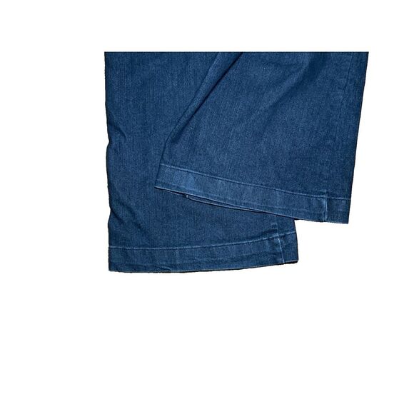 Women's 70's Flare Dark Wash Jeans Size 9/10 Long - Picture 5 of 8